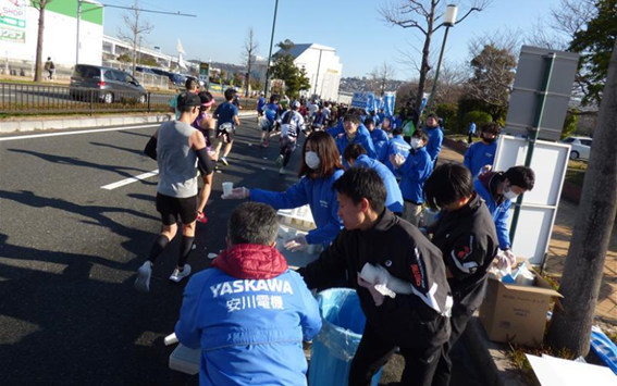 北九州マラソンのボランティア